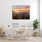 Stupell Industries Sunrise Mountain Forest Skyline Canvas Wall Art